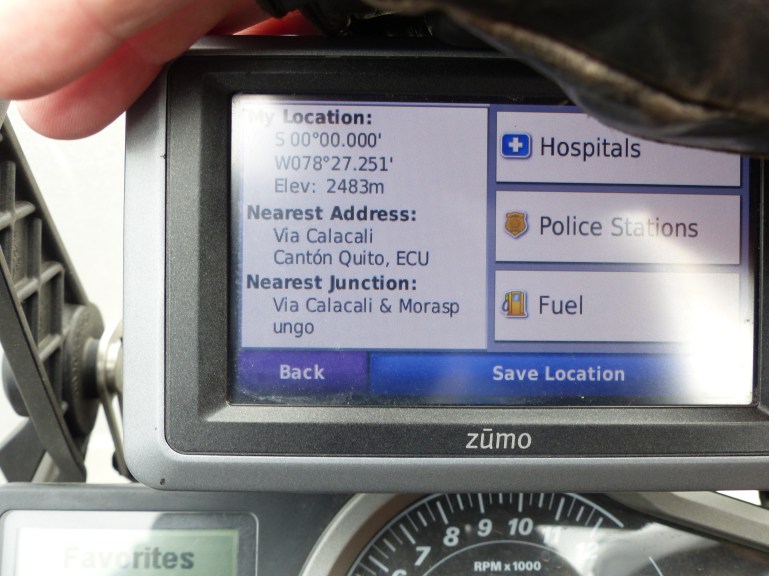 Parked on the Equator Nov. 23/14