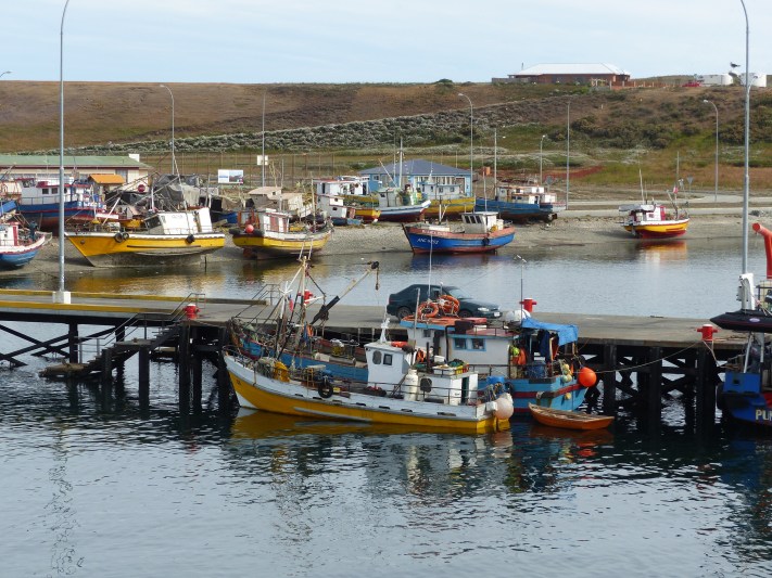 After a two hour crossing arriving in Port.