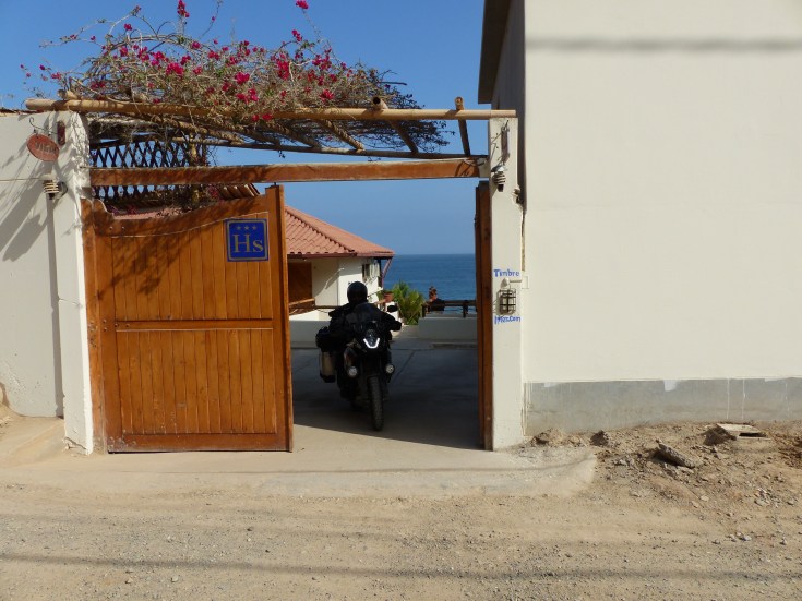 Leaving the Sausilito Hotel for the interior.