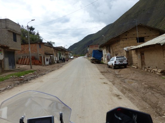 Village in the Amazonas at the foot of the climb.