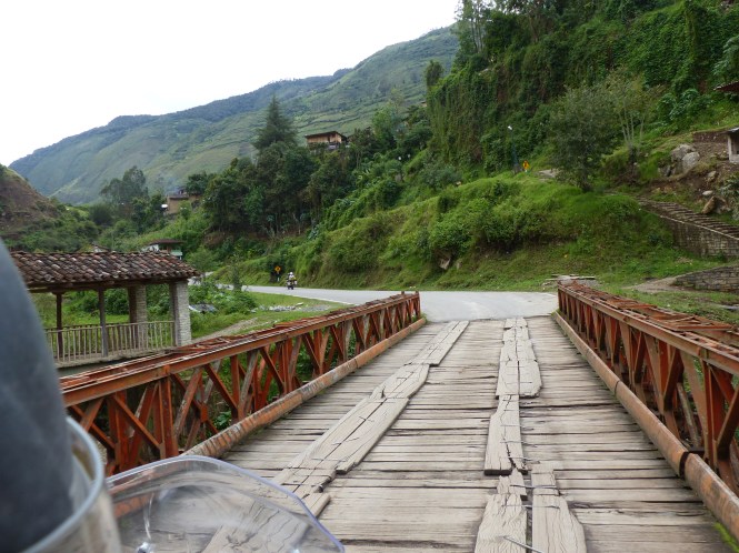 Arriving at Leymebamba.