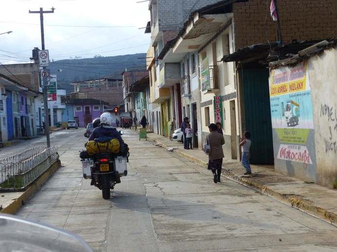 Arriving into Celendin.