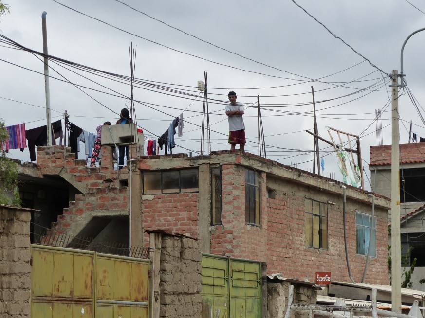 Leaving the San Sebastion.