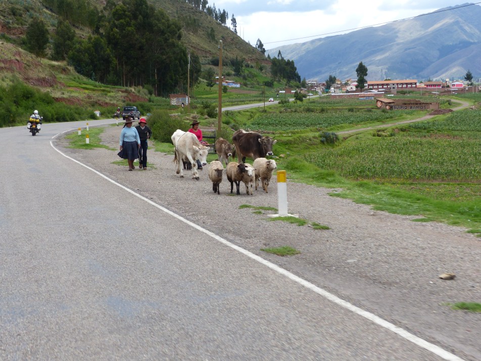 Leaving the Cusco area.