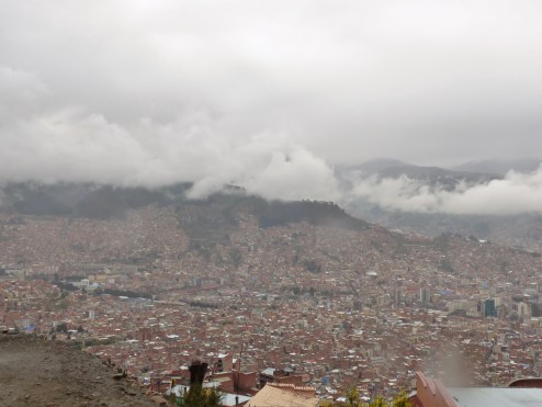 First view of the main area of La Paz