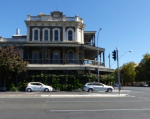 Streets of Adelaide are deserted.