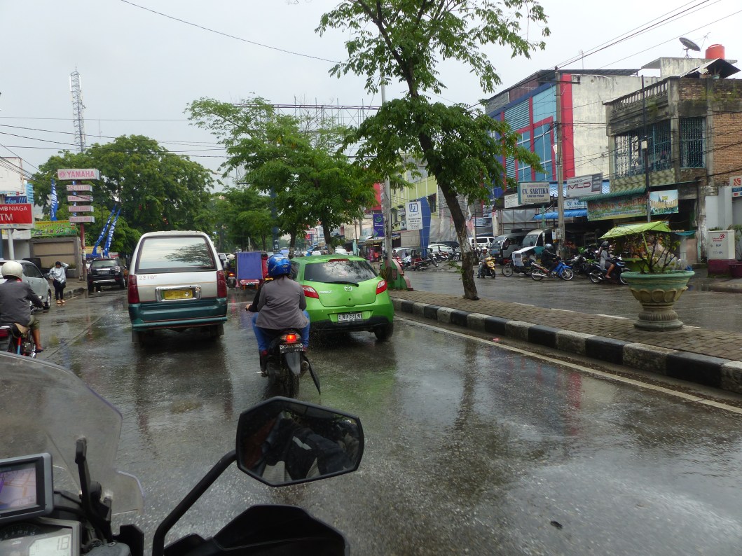 Arriving in Medan.